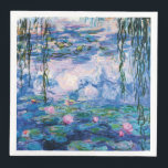 Vatten Lilies av Claude Monet Pappersservett<br><div class="desc">Vatten Lilies av Claude Monet. Besök min affär om du vill ha mer intressant design och fler valmöjligheter i färg. => zazzle.com/iwheels*</div>