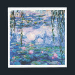 Vatten Lilies av Claude Monet Pappersservett<br><div class="desc">Vatten Lilies av Claude Monet. Besök min affär om du vill ha mer intressant design och fler valmöjligheter i färg. => zazzle.com/iwheels*</div>