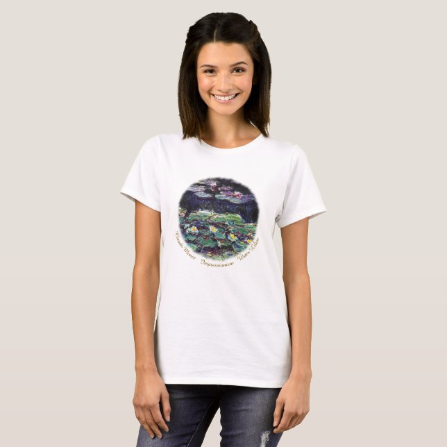 Vatten Lilies av Claude Monet T Shirt (Hel framsida)