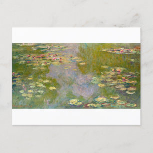 Vatten Lilies av Claude Monet Vykort