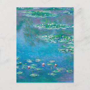 Vatten Lilies av Claude Monet Vykort