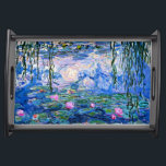 Vatten Lilies, berömd 1919, målning av Claude Mone Frukostbricka<br><div class="desc">Vatten Lilies,  berömd 1919 konstverk av Fransk Impressionist artist Claude Monet</div>
