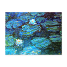 Vatten Lilies (blått) från Claude Monet
