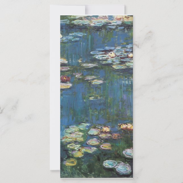 Vatten lilies by Claude Monet,impressionistisk mål (Framsida)