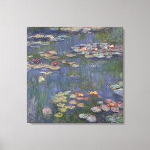 Vatten Lilies Canvastryck