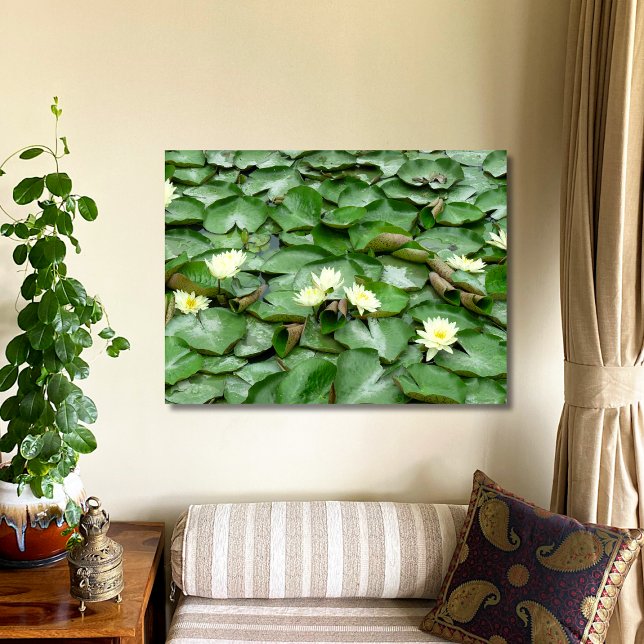 Vatten Lilies Canvastryck (Skapare uppladdad)