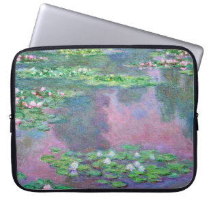 Vatten Lilies Claude Monet Fine Art Laptop Sleeve