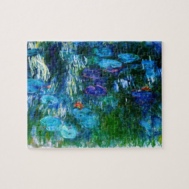 Vatten Lilies Claude Monet Fine Art Pussel (Horisontell)