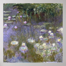 Vatten lilies claude monet fransk tavla på konst poster