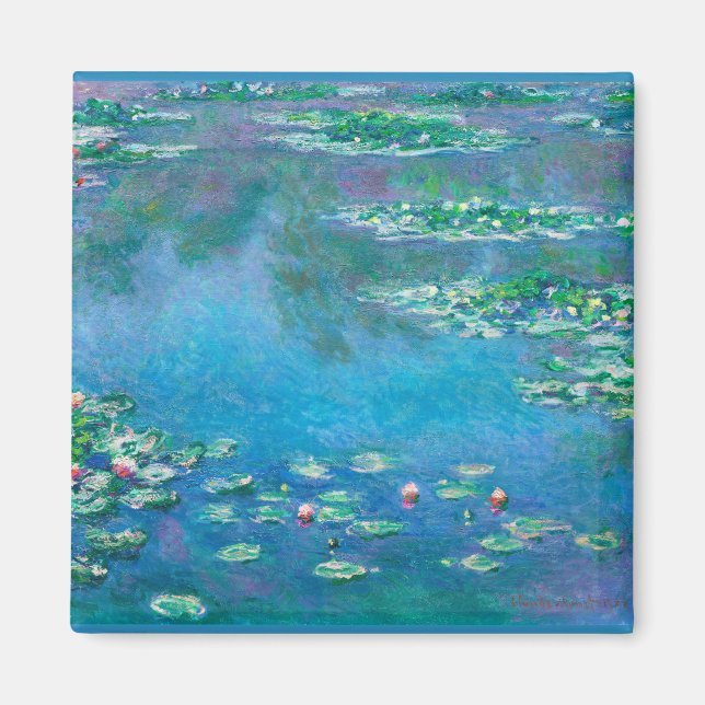 Vatten Lilies, Claude Monet Magnet (Framsidan)