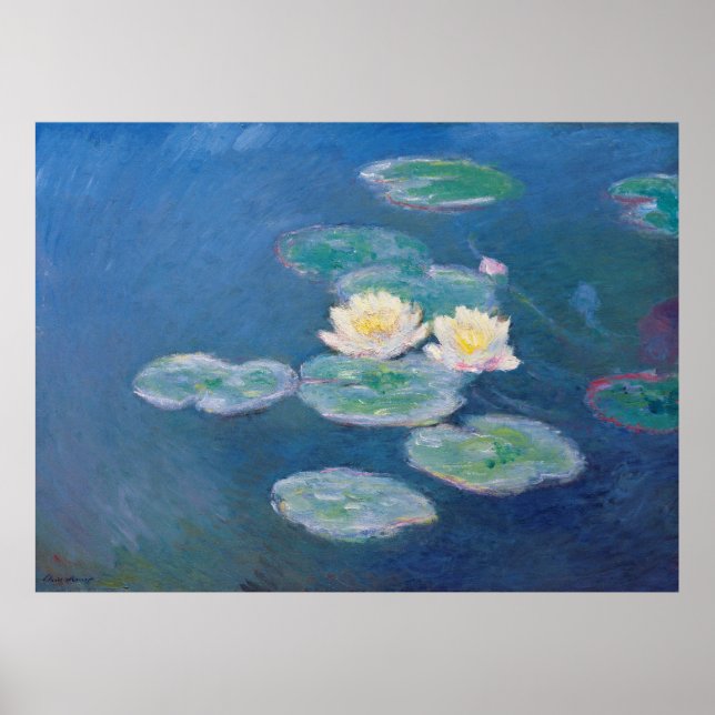 Vatten Lilies - Claude Monet Poster (Framsidan)