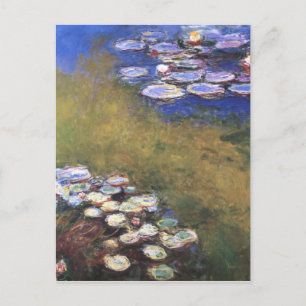 Vatten Lilies, Claude Monet Vykort