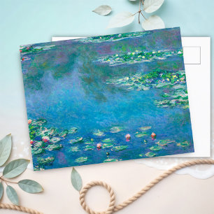 Vatten Lilies, Claude Monet Vykort