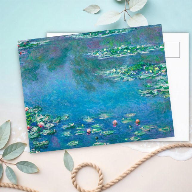 Vatten Lilies, Claude Monet Vykort (Skapare uppladdad)