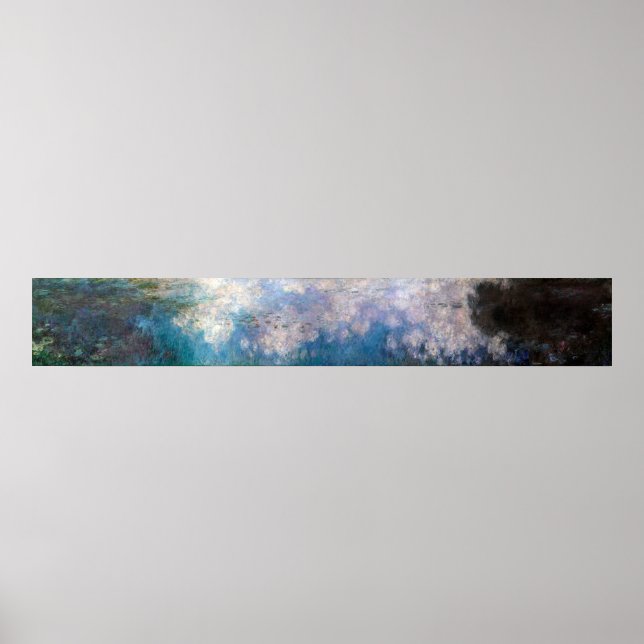 Vatten Lilies - Clouds, Claude Monet Poster (Framsidan)