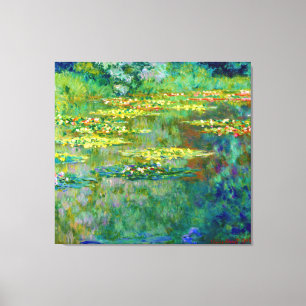 Vatten Lilies-dammen av Claude Monet Canvastryck