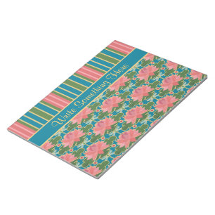 Vatten Lilies, Dragonflies, Rand Anteckningsblock, Anteckningsblock