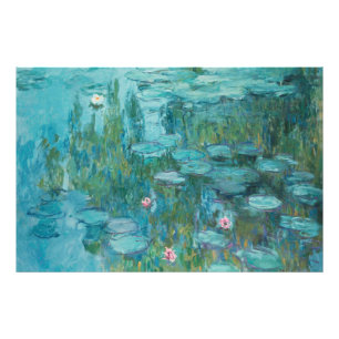 Vatten Lilies, Fine Art Oljemålning, Claude Monet Fototryck