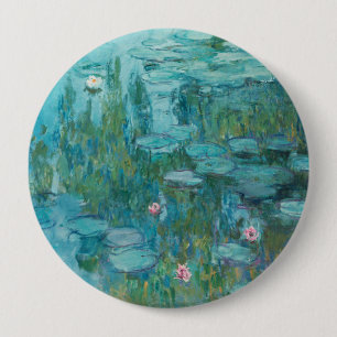 Vatten Lilies, Fine Art Oljemålning, Claude Monet Knapp