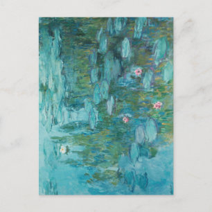 Vatten Lilies, Fine Art Oljemålning, Claude Monet Vykort