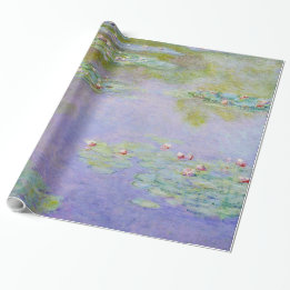 Vatten Lilies Flower Painting Presentpapper
