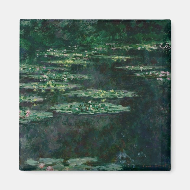 Vatten Lilies (från Claude Monet) Magnet (Framsidan)