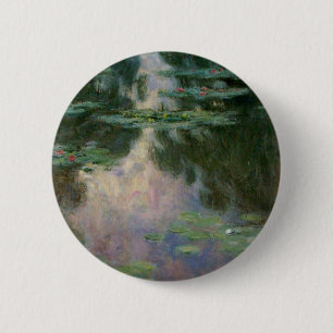 VATTEN LILIES IN ROSA GRÖNT POND by Claude Monet Knapp