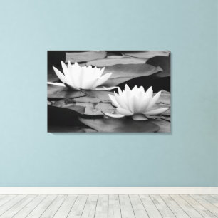 Vatten Lilies Kanvastryck