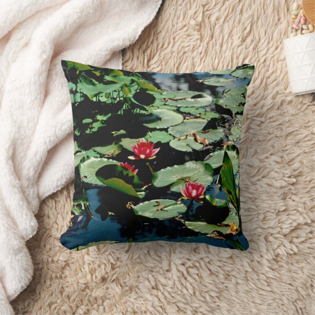 Vatten Lilies Kudde (Filt)