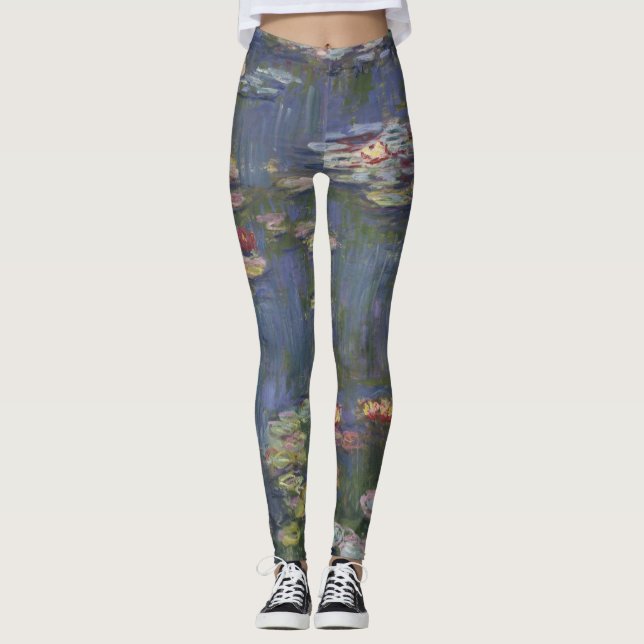Vatten Lilies Leggings (Framsida)