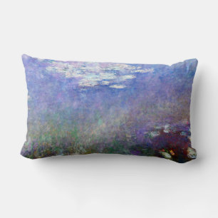 Vatten Lilies-målning av Claude Monet Lumbarkudde
