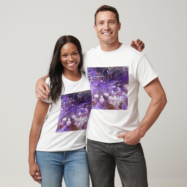 Vatten Lilies-målning av Claude Monet T Shirt (Unisex)