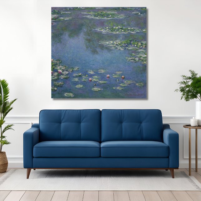 Vatten Lilies Monet 1906 Canvastryck (Skapare uppladdad)