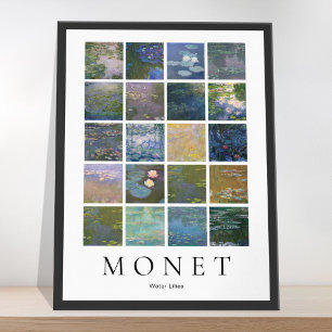 Vatten Lilies Monet Poster
