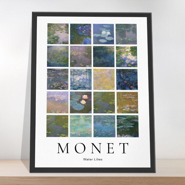 Vatten Lilies Monet Poster (Skapare uppladdad)