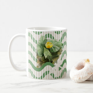 Vatten lilies mönster kaffemugg