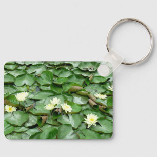 Vatten Lilies Nyckelring