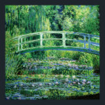 Vatten Lilies och japanska bron, Claude Monet Poster<br><div class="desc">"Vatten Lilies and japansk Bridge" är en oljemålning av Fransk Impressionistiske målare,  Claude Monet. Claude Monet var en av grundarna av Franskens imponerande målning. Denna japanska fotbollsbro byggdes över sin lera damm 1895. 1899 hade han gjort den första serien målningar som var inriktade på den japanska bron.</div>