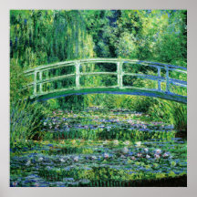 Vatten Lilies och japanska bron, Claude Monet