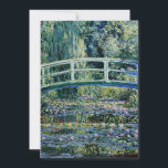 Vatten Lilies och japanska bron Kort<br><div class="desc">Vatten Lilies och Japanska Bridge,  berömd bra art-målning av Claude Monet,  1899.</div>
