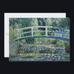 "Vatten Lilies och japanska bron" Kort<br><div class="desc">Vatten Lilies och Japanska Bridge,  berömd bra art-målning av Claude Monet,  1899.</div>