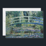 "Vatten Lilies och japanska bron" Kort<br><div class="desc">Vatten Lilies och Japanska Bridge,  berömd bra art-målning av Claude Monet,  1899.</div>
