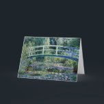 "Vatten Lilies och japanska bron" Tack Kort<br><div class="desc">Vatten Lilies och Japanska Bridge,  berömd bra art-målning av Claude Monet,  1899.</div>