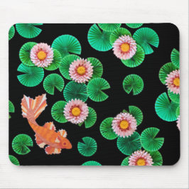 Vatten Lilies och Koi Fish Mousepad Musmatta