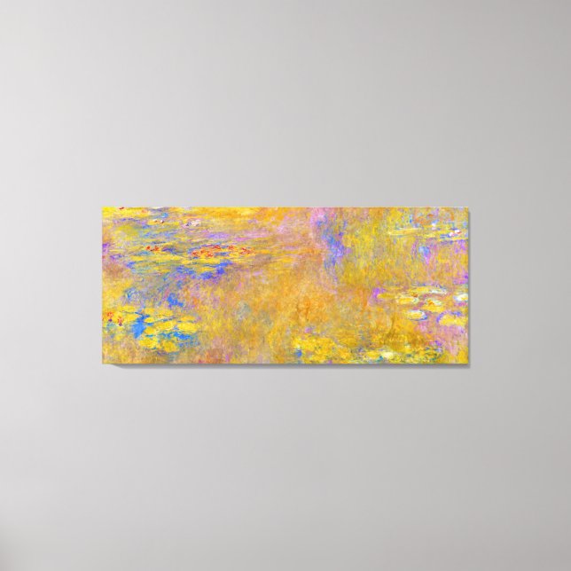 Vatten Lilies Painting by Monet Canvastryck (Framsida)