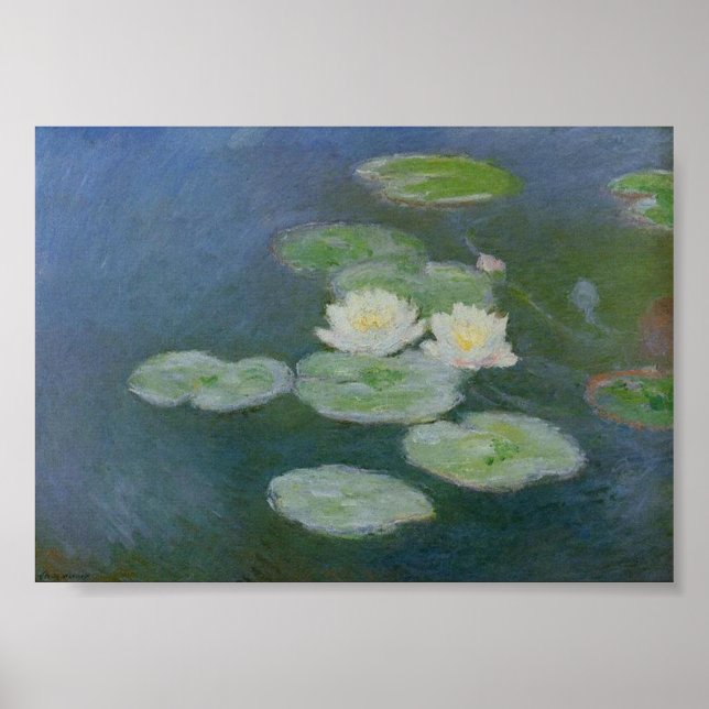 Vatten Lilies , Pond Van Gogh Berömd Painting Poster (Framsidan)