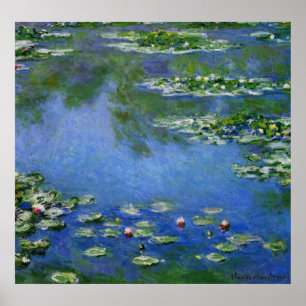 Vatten Lilies Poster