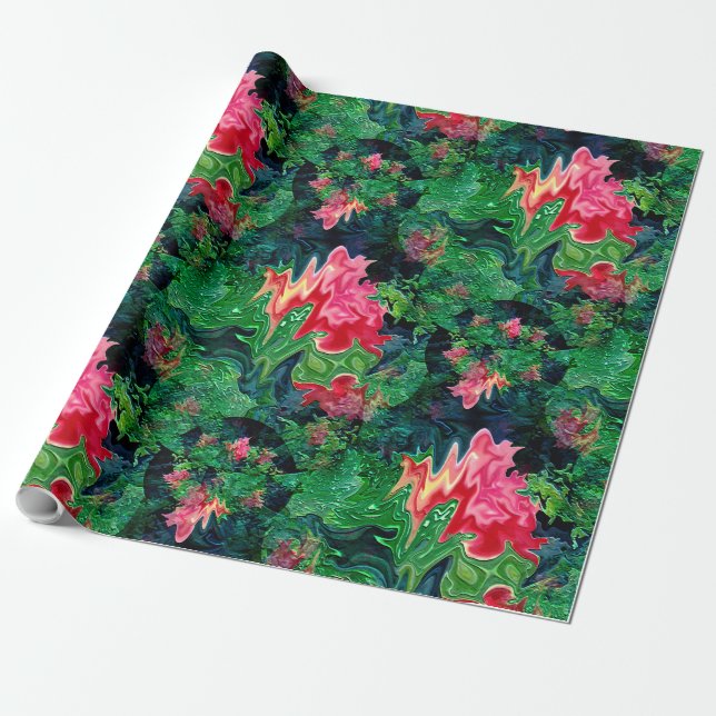 Vatten Lilies.... Presentpapper (Utrullad)