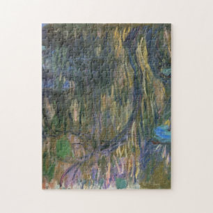 Vatten Lilies Reflection Weeping Willows Monet Pussel