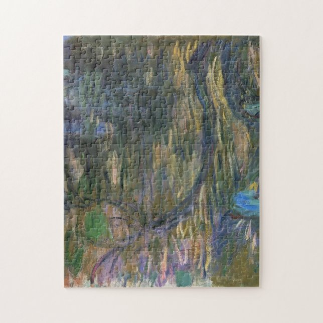 Vatten Lilies Reflection Weeping Willows Monet Pussel (Vertikal)